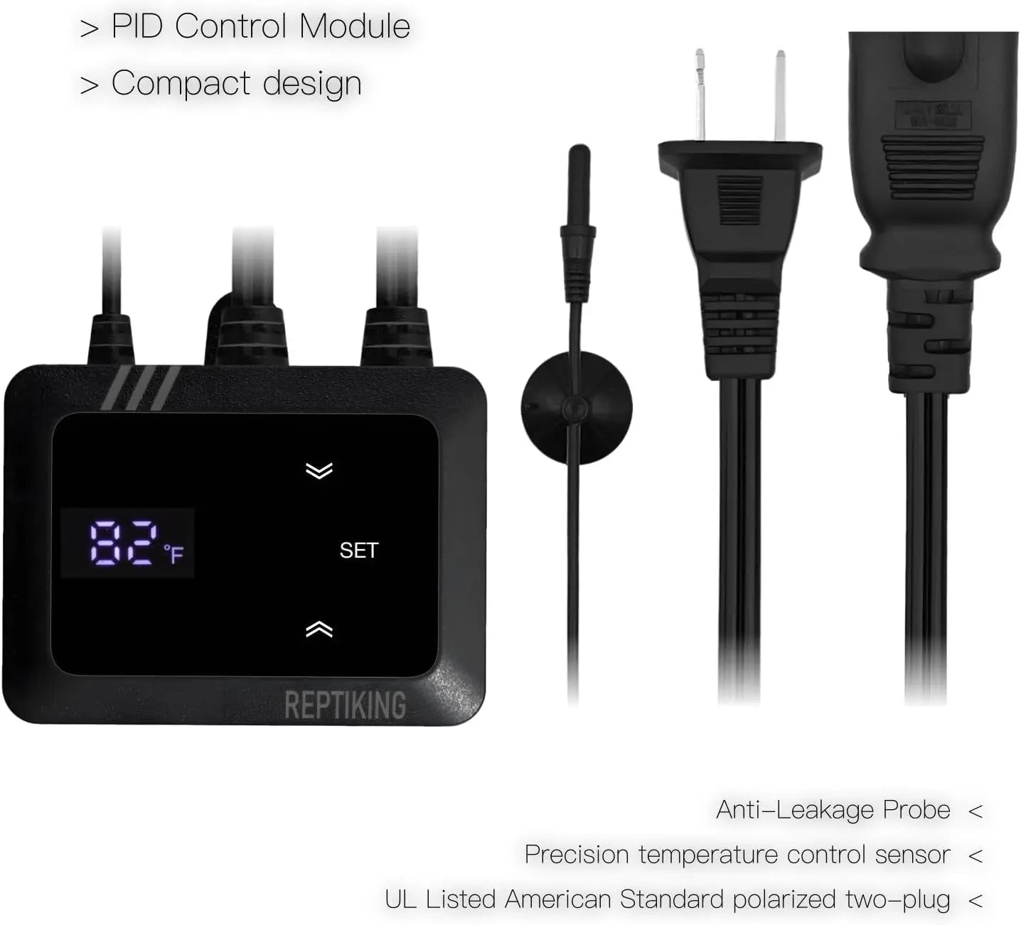 PID Dimming Reptile Thermostat 200W Digital Heat Controller