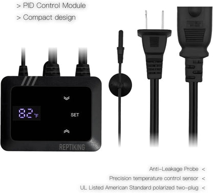 PID Dimming Reptile Thermostat 200W Digital Heat Controller