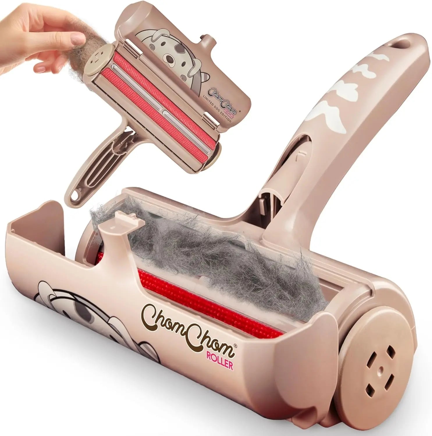 Reusable Pet Hair Remover Roller for Furniture, Carpet & Clothing Dog