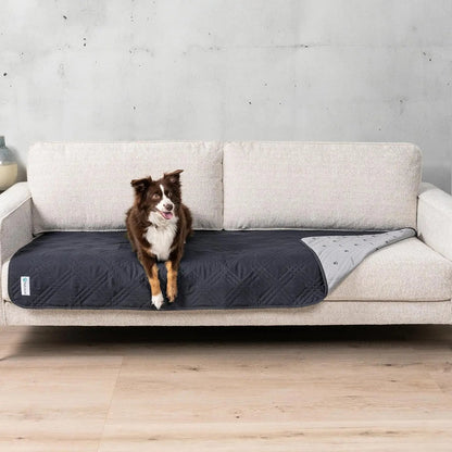 Reversible Waterproof Couch Cover – Washable Furniture Protector for Pets Grey 30 X 70 Inches