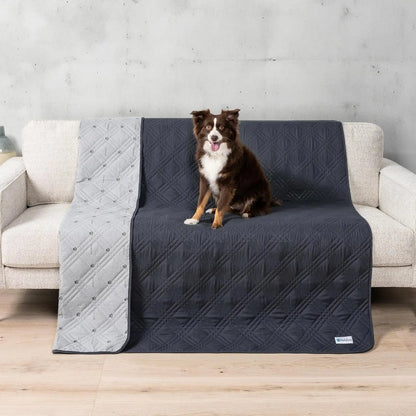 Reversible Waterproof Couch Cover – Washable Furniture Protector for Pets Grey