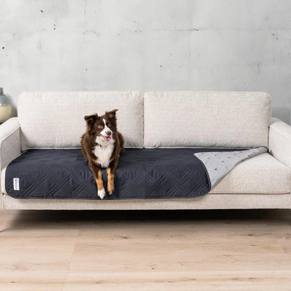 Reversible Waterproof Couch Cover – Washable Furniture Protector for Pets Grey 30 X 70 Inches