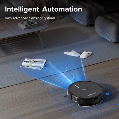 Robot Vacuum & Mop Combo 4000Pa Suction Self-Charging Smart Cleaner for Pet Hair
