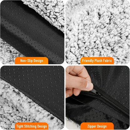 Self Warming Cat Bed – Dual Foil, Washable Cover, Non-Slip