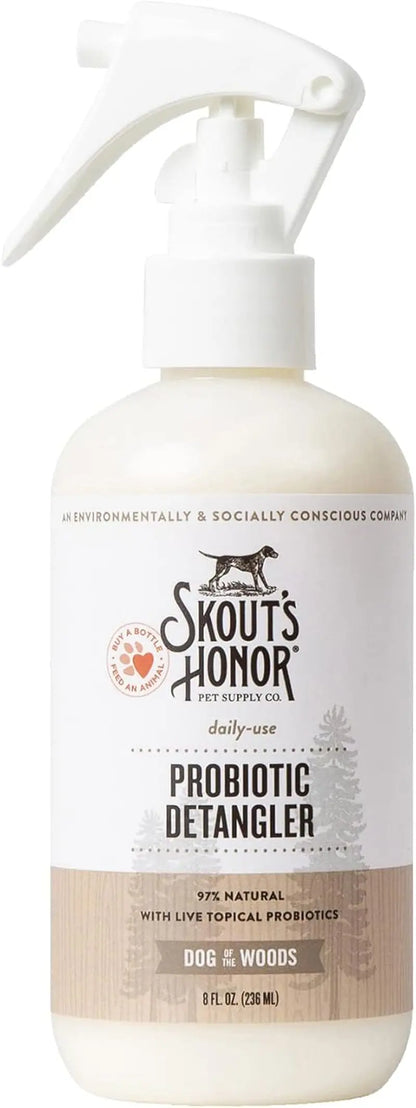 Skout’s Honor Probiotic Pet Detangler Spray – Hydrating & Conditioning Dog Of The Woods 1-Pack