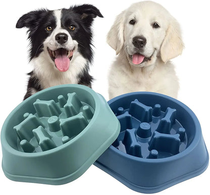 Slow Feeder Dog Bowl – Anti-Gulping, Non-Slip Design for Healthy Eating & Reduced Bloat in Small and Medium Dogs