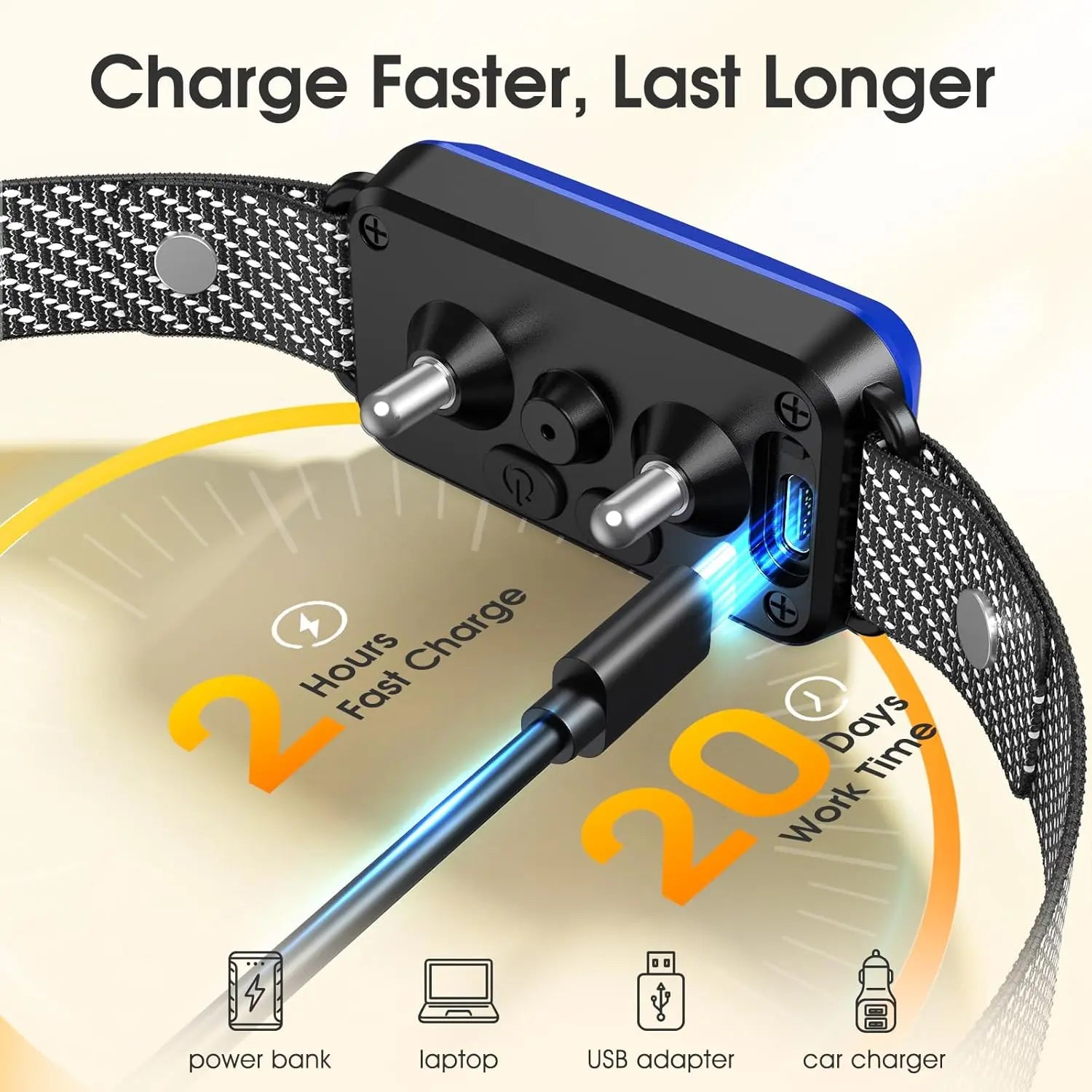 Smart AI Bark Collar for Dogs – Rechargeable Humane No-Shock Training Collar