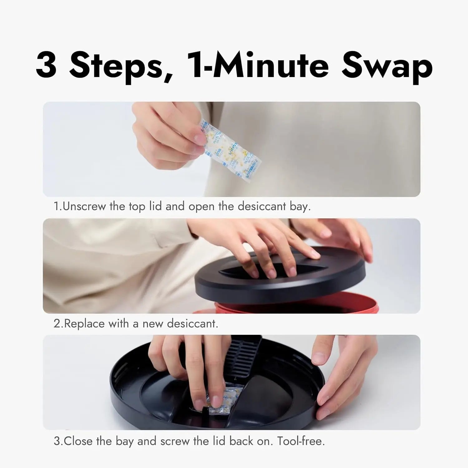 Smart Automatic Dog Feeder 14L – WiFi App Control & Dual Power For Large Dogs