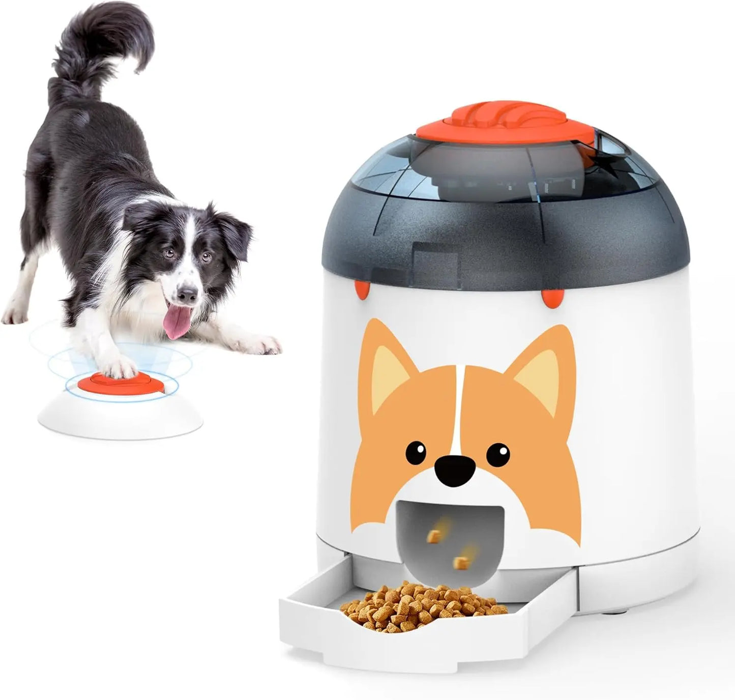 Smart Dog Puzzle Feeder Toy – Interactive IQ Treat Dispenser w/ Remote, 280ml 280Ml Pet Puzzle