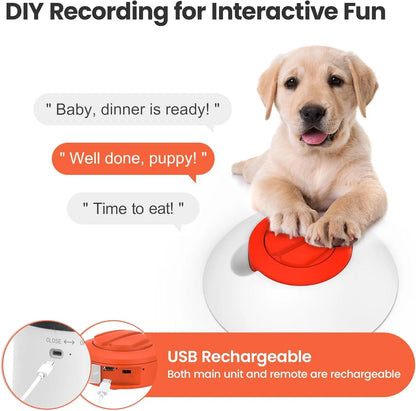 Smart Dog Puzzle Feeder Toy – Interactive IQ Treat Dispenser w/ Remote, 280ml