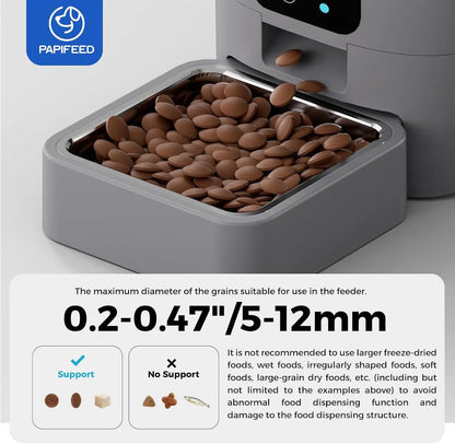 Smart WiFi Cat Feeder 6L – App-Controlled Auto Pet Feeder w/ Alexa & Dual Power