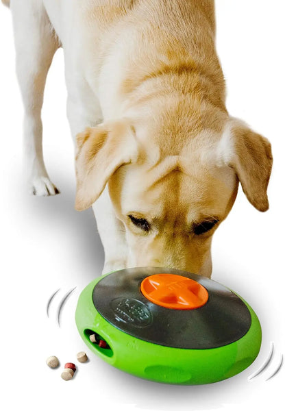 UFO Interactive Dog Treat Dispensing Puzzle Slow Feeder Toy Default Title