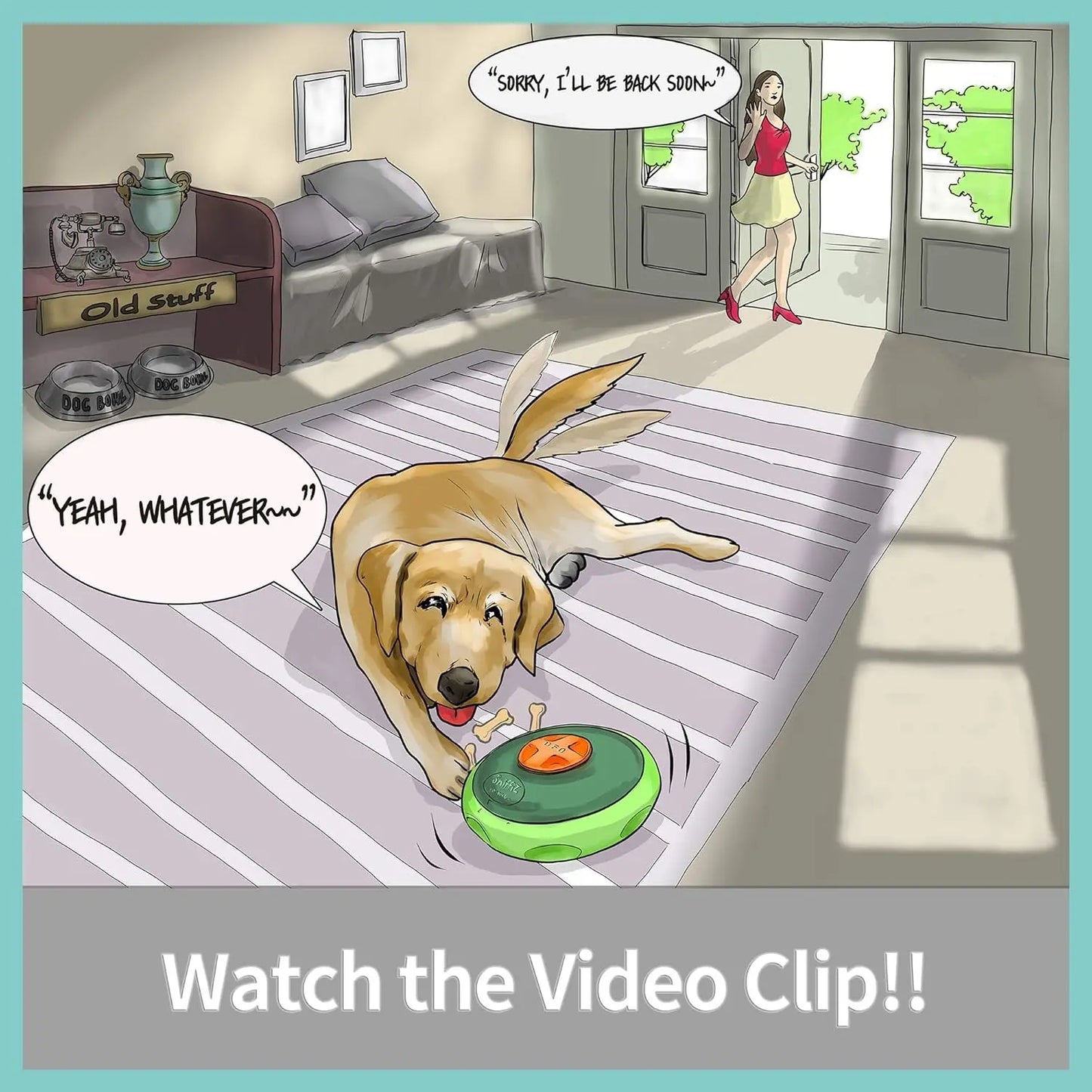 UFO Interactive Dog Treat Dispensing Puzzle Slow Feeder Toy