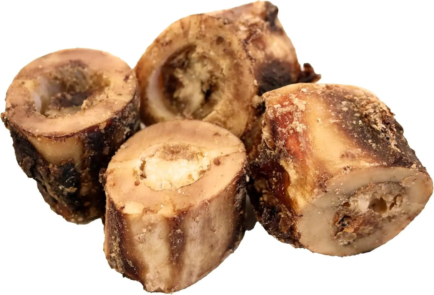 Smoked Beef Dog Bones 1.5" 4 Pack Natural Hickory Smoked Chews, natural Default Title