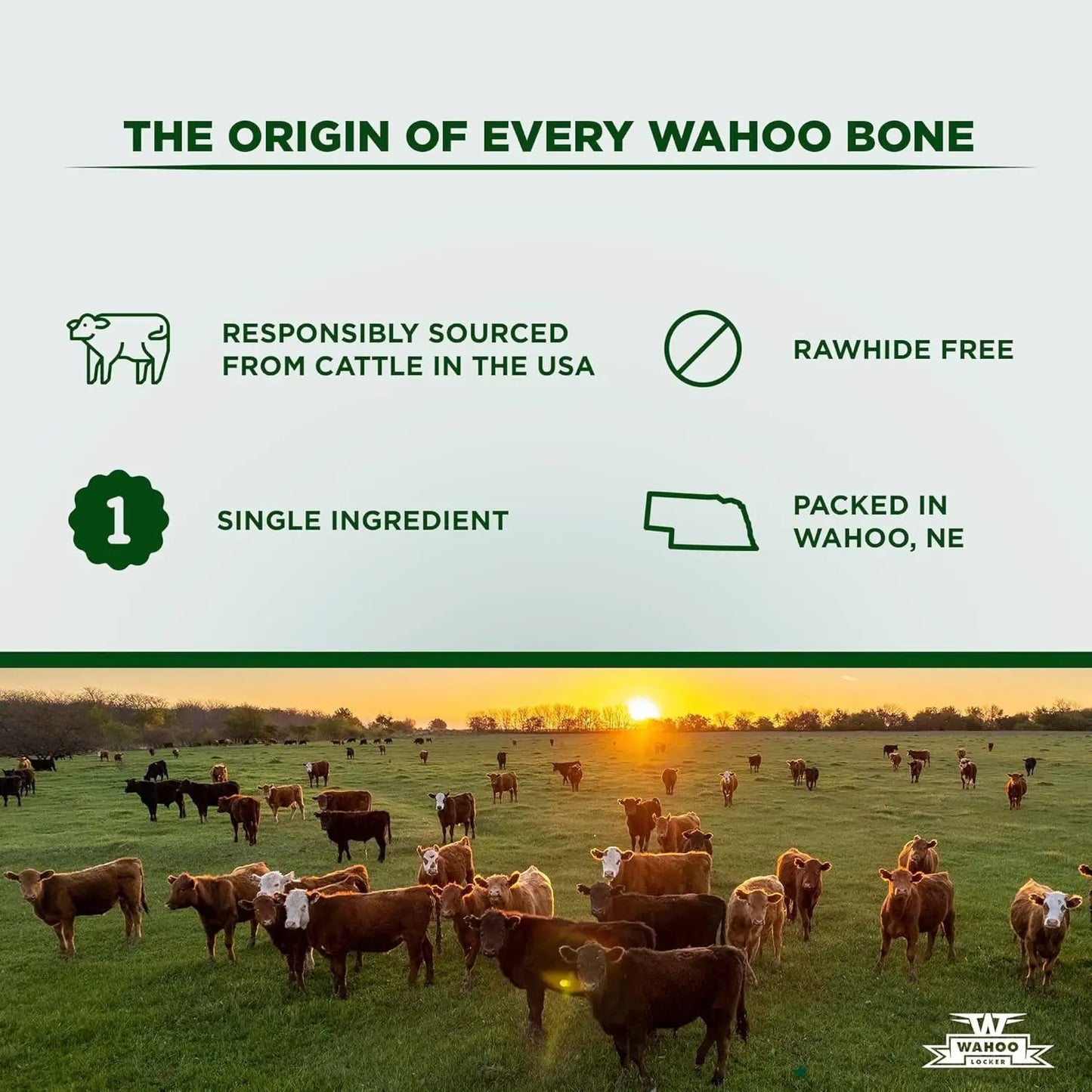 Smoked Beef Dog Bones 1.5" 4 Pack Natural Hickory Smoked Chews, natural