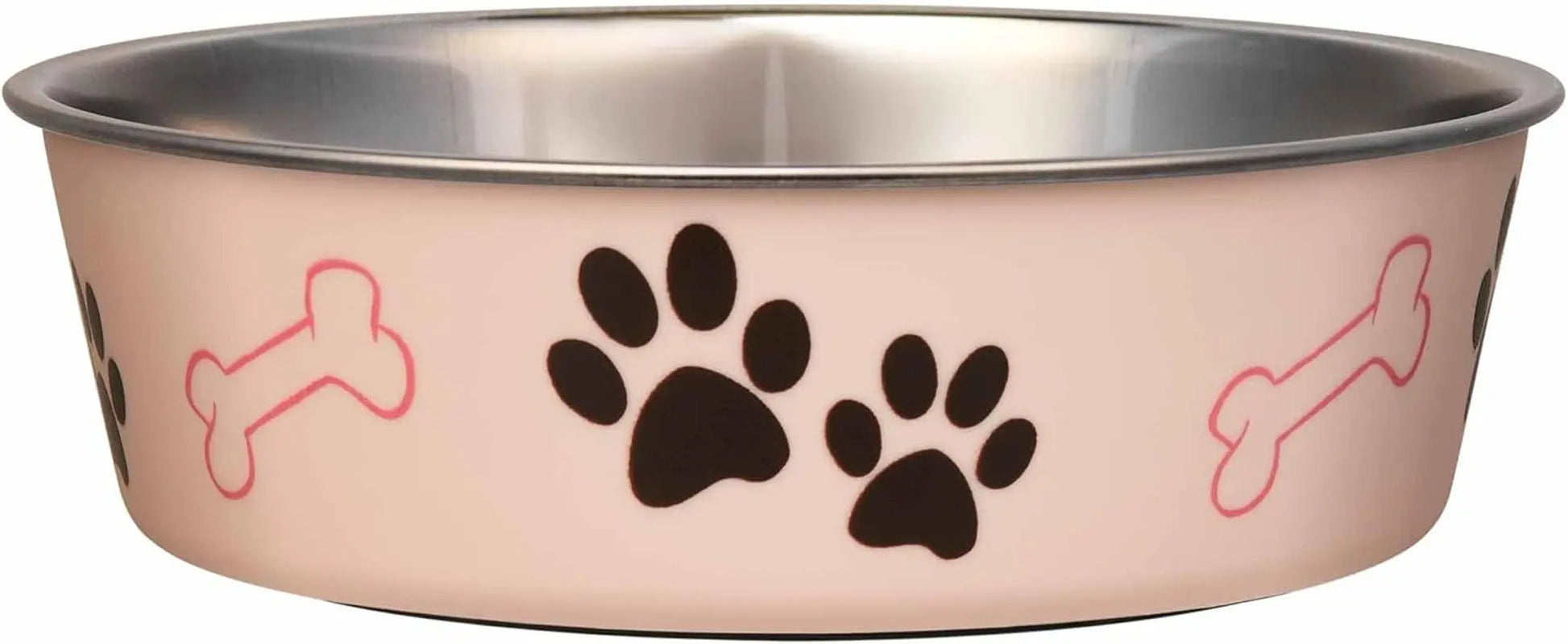 Stainless Steel Dog & Cat Bowl | Spill-Resistant Feeding Bowl (various colors) Paparazzi Pink