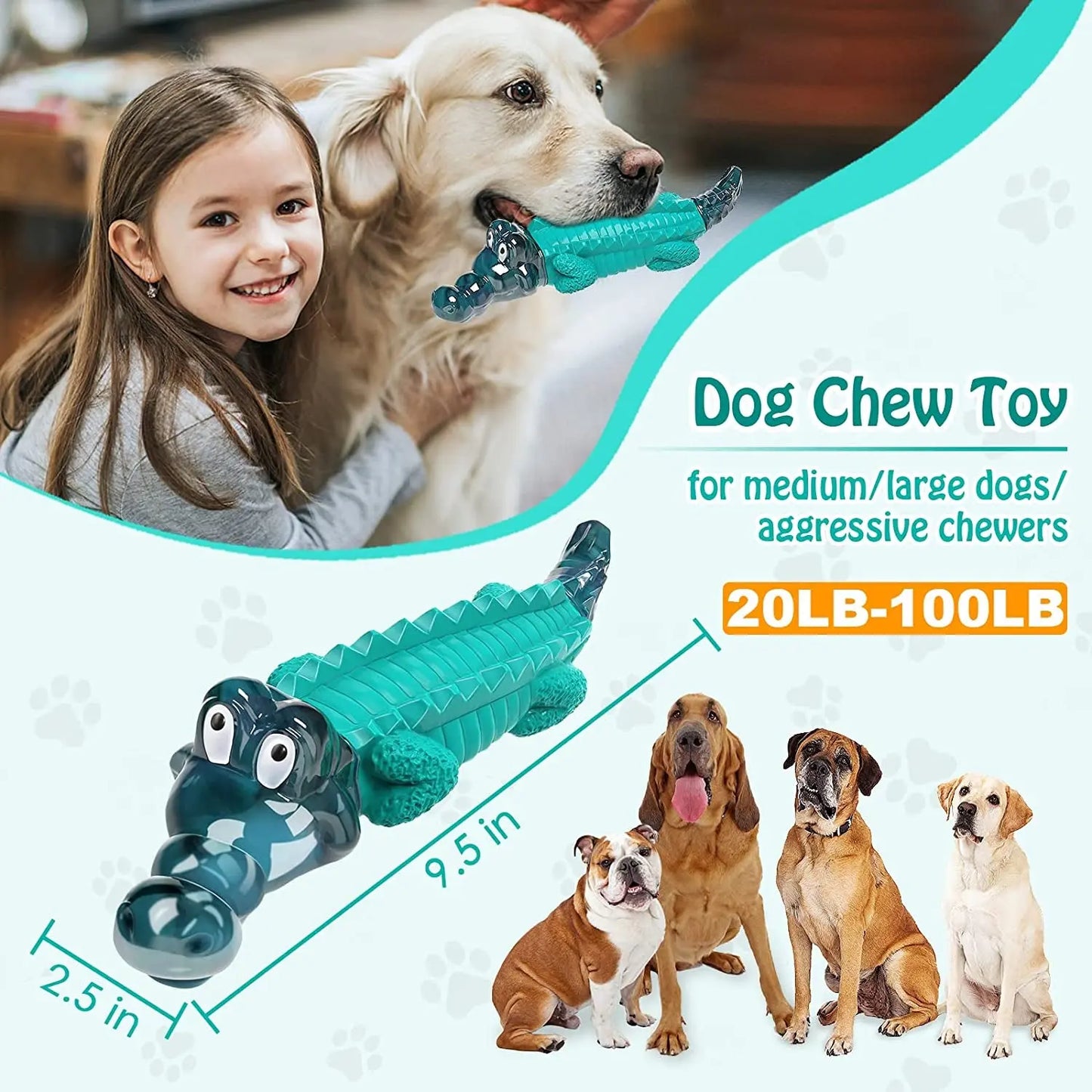 Tough Dog Chew Toy for Aggressive Chewers – Durable Interactive Toy