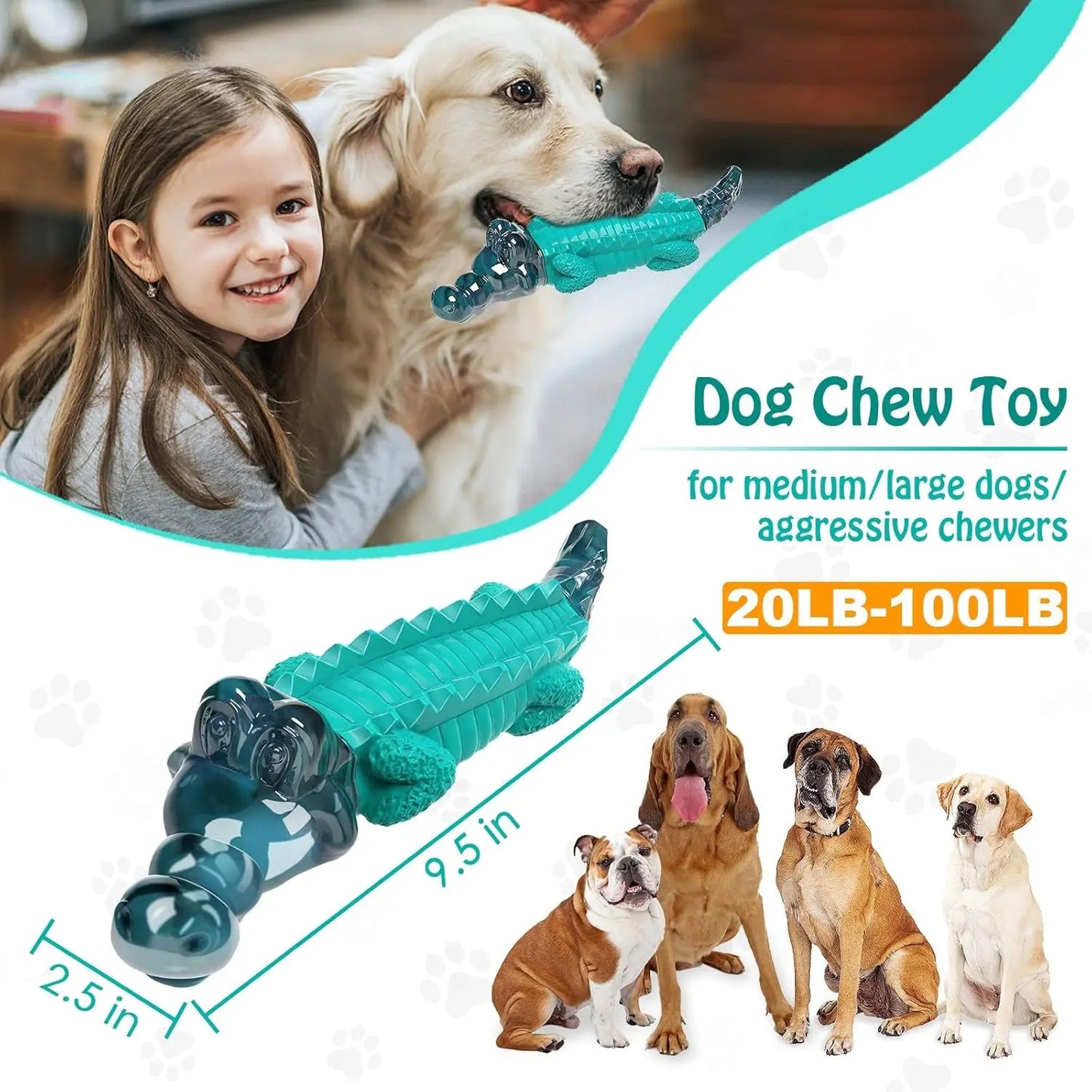Tough Dog Chew Toy for Aggressive Chewers – Durable Interactive Toy