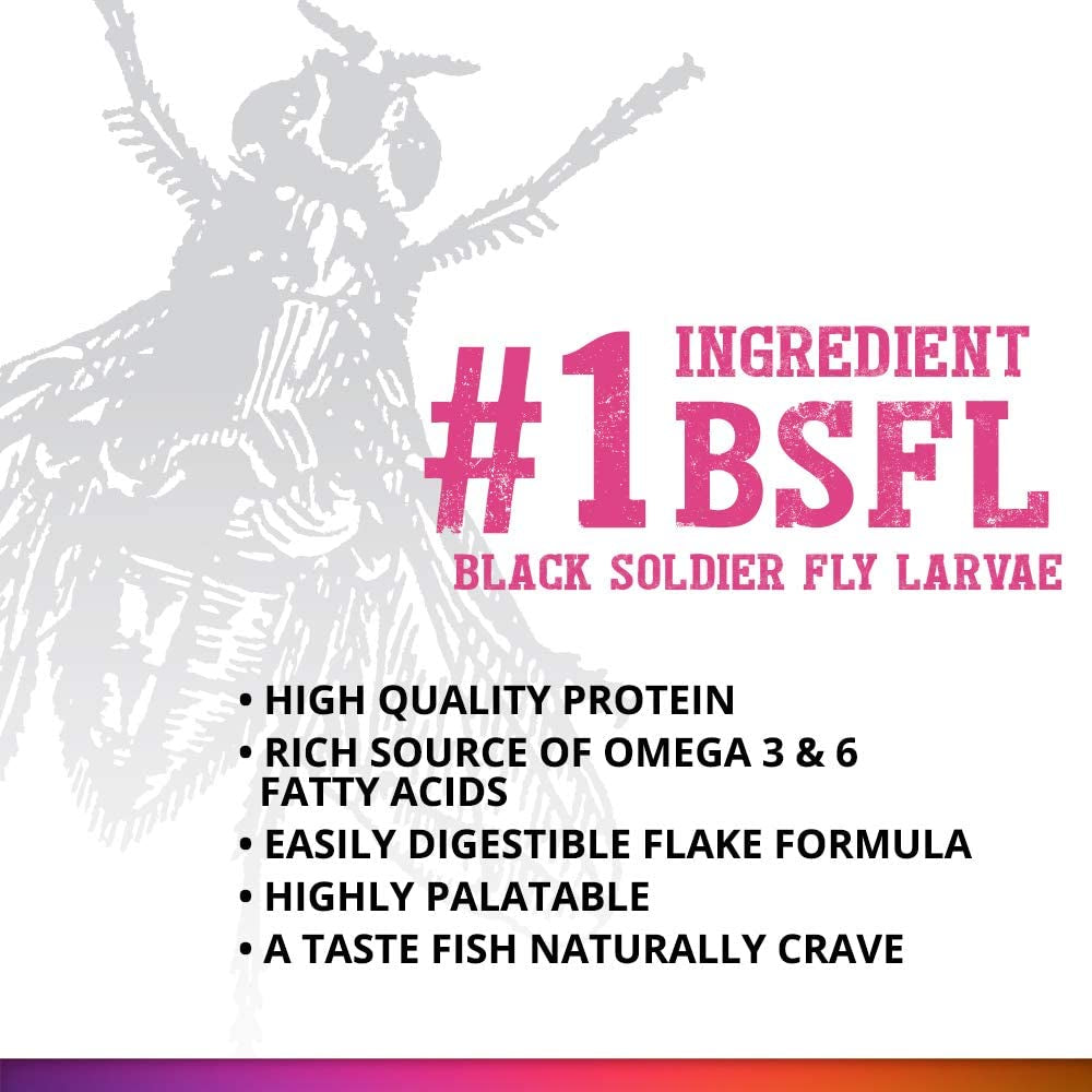 Tropical Fish Food Flakes Fluval Bug Bites Color Enhancing Small Medium 3.17oz