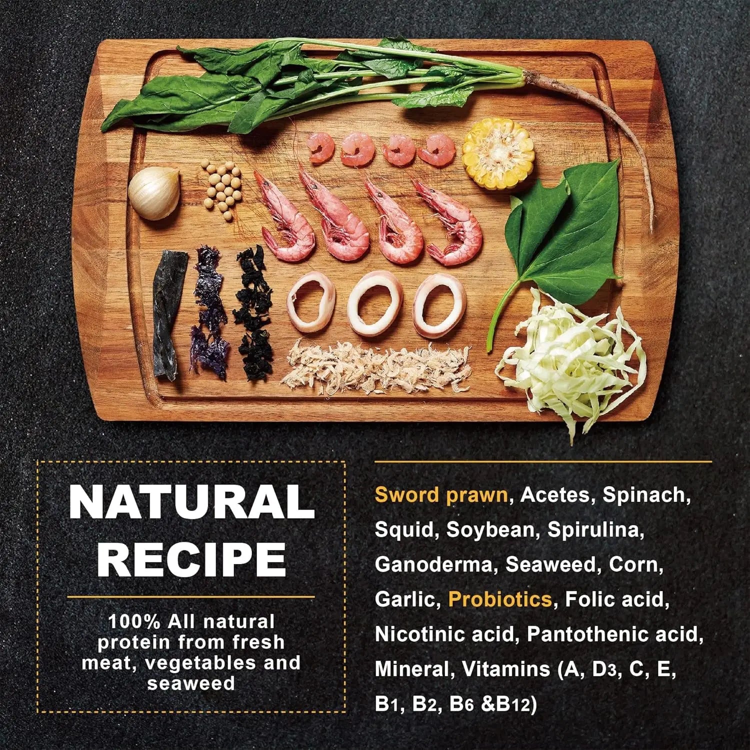 Ultra Fresh Betta Food Pro Shrimp Patties 50% Prawn Natural Protein