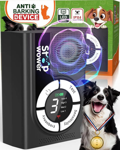 Ultrasonic Anti Barking Device Rechargeable Dog Bark Control Trainer 50Ft Default Title