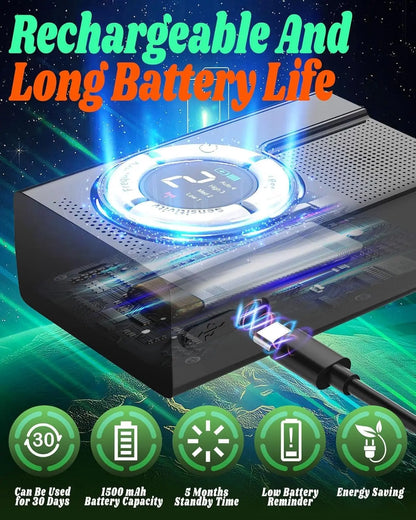 Ultrasonic Anti Barking Device Rechargeable Dog Bark Control Trainer 50Ft