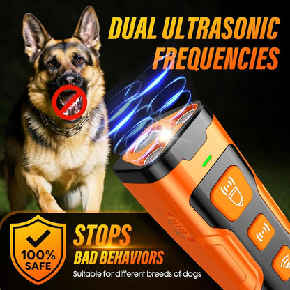 Ultrasonic Dog Bark Control Device – Bark Deterrent, 6 Training Modes, 23FT Range, Safe & Humane, Rechargeable