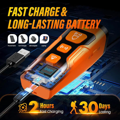 Ultrasonic Dog Bark Control Device – Bark Deterrent, 6 Training Modes, 23FT Range, Safe & Humane, Rechargeable