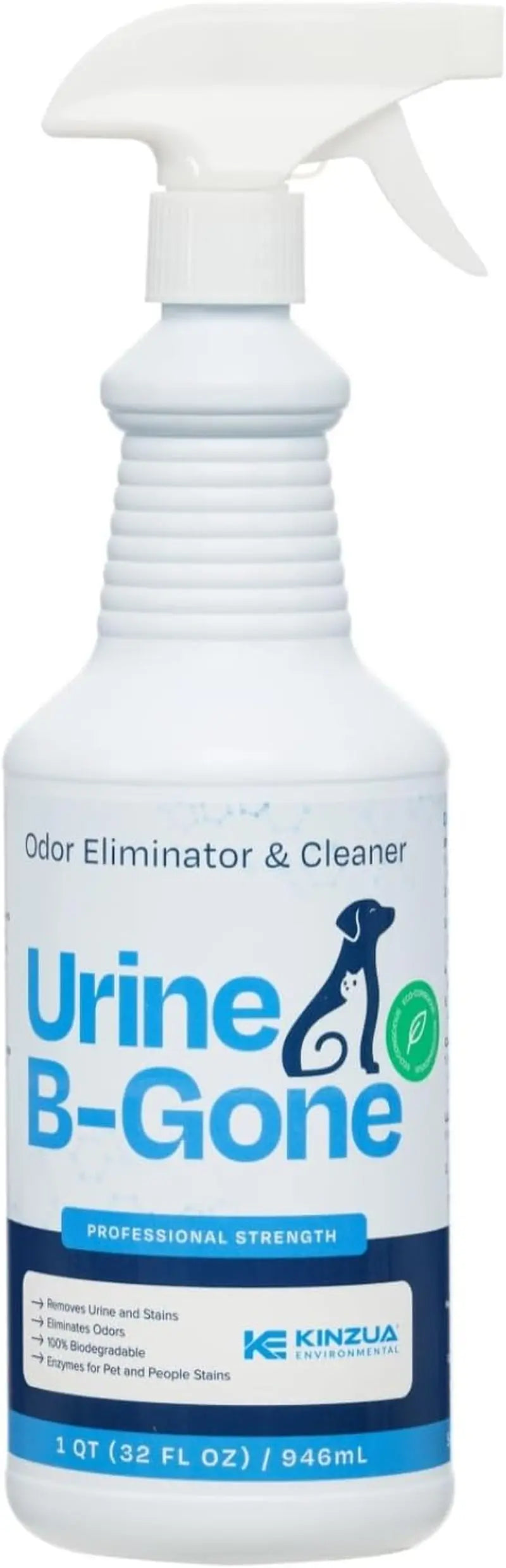 Urine B-Gone Enzyme Pet Odor Eliminator & Stain Remover – Lavender/Citrus Scent Original 32 Fl Oz (Pack Of 1)