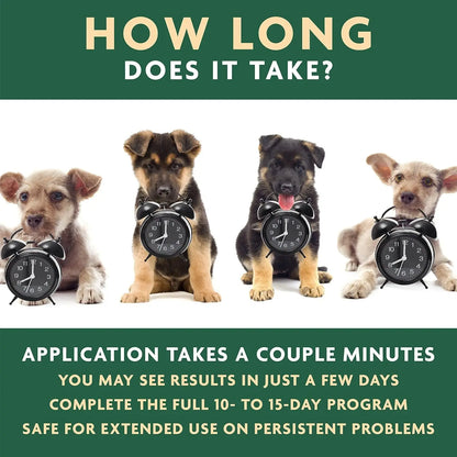 Vet Organics EcoEars Natural Dog Ear Cleaner 8oz, Multi-Action Formula 2-Pack