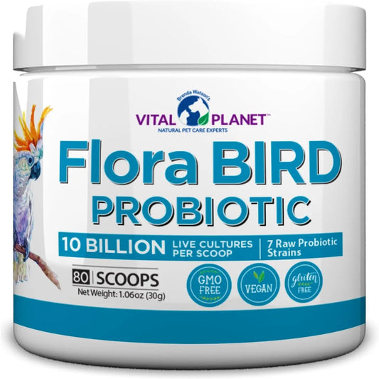 Vital Planet Flora Bird Probiotic Powder, 10 Billion CFU, 7 Strains Default Title