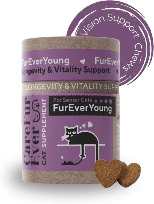 Senior Cat Vitamin Treats Taurine DHA Brain Vision Immune Support 30 Ct Default Title
