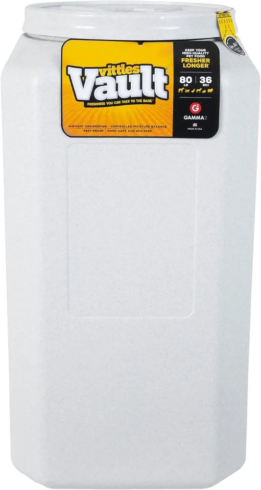 Vittles Vault 80lb Airtight Pet Food Storage Container w/ Gamma Seal Lid USA Made 80 Pounds