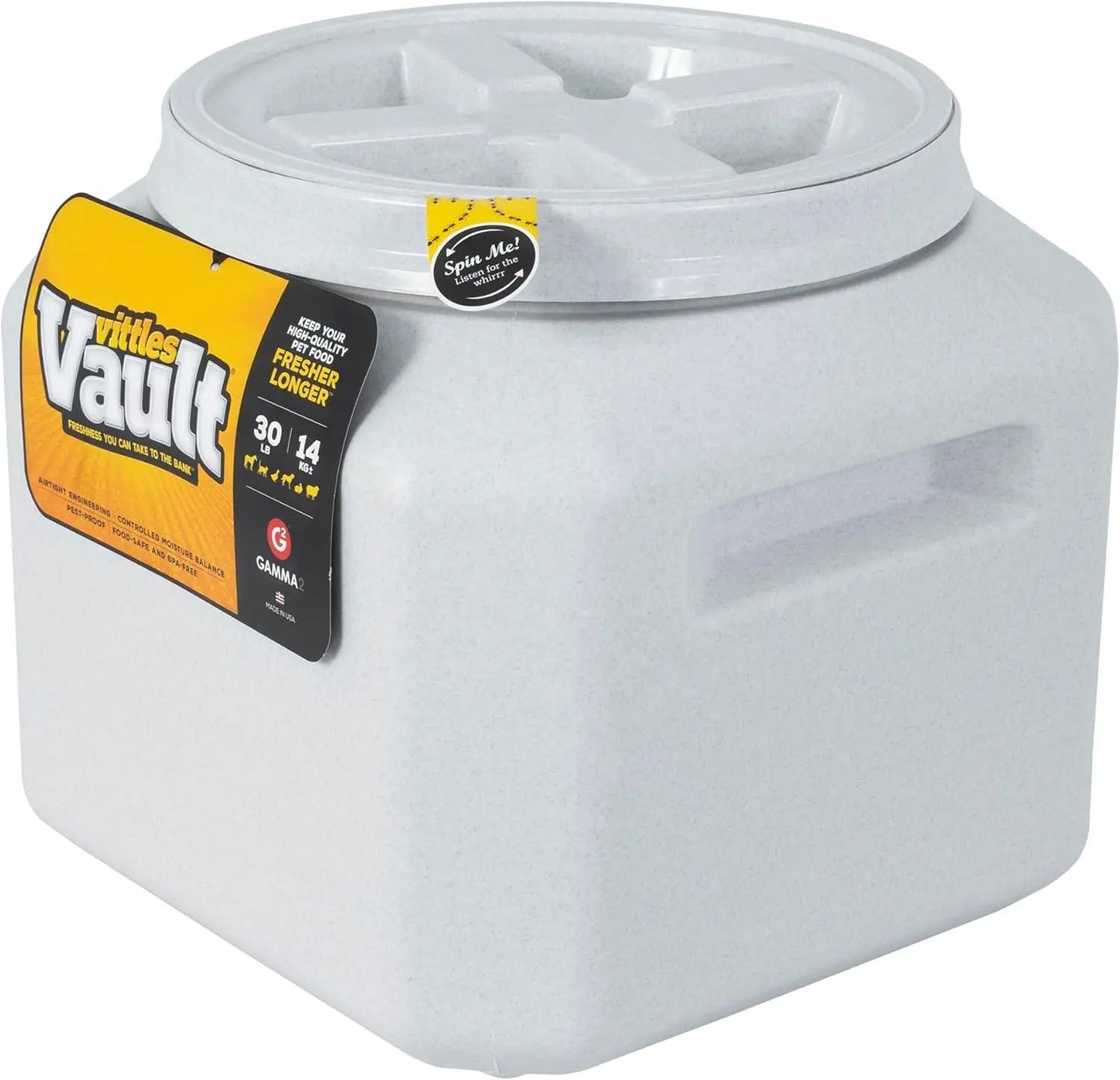Vittles Vault 80lb Airtight Pet Food Storage Container w/ Gamma Seal Lid USA Made 30 Pounds