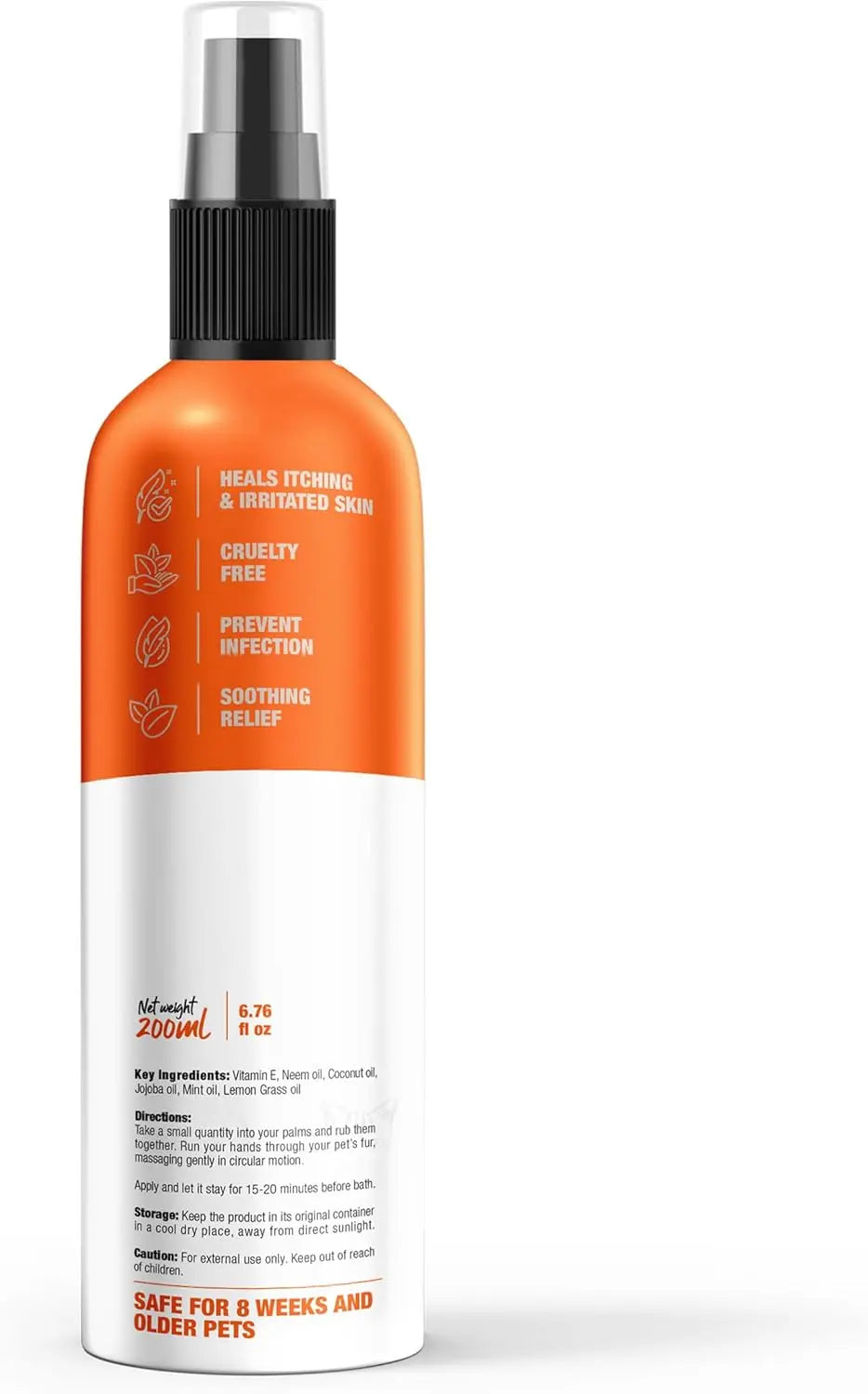 Wagging Tails 6-in-1 Soothing Oil for Dogs & Cats – Coconut Skin & Coat Care 6.76oz