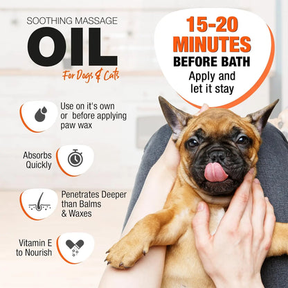 Wagging Tails 6-in-1 Soothing Oil for Dogs & Cats – Coconut Skin & Coat Care 6.76oz