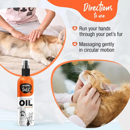 Wagging Tails 6-in-1 Soothing Oil for Dogs & Cats – Coconut Skin & Coat Care 6.76oz
