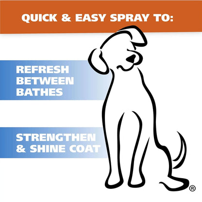 Wahl Eucalyptus & Spearmint Pet Deodorant 8oz – Refreshing Dog Spray
