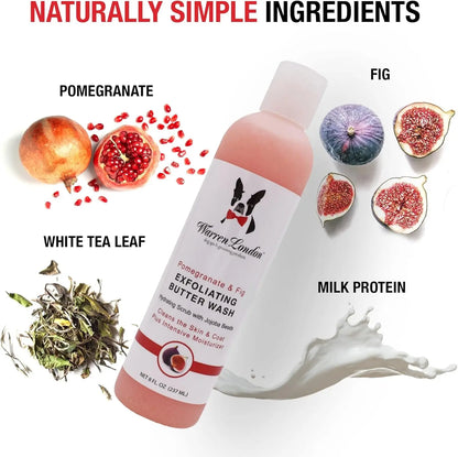 Warren London Butter Combo 8oz – Dog Shampoo & Leave-In Conditioner, Pom & Fig