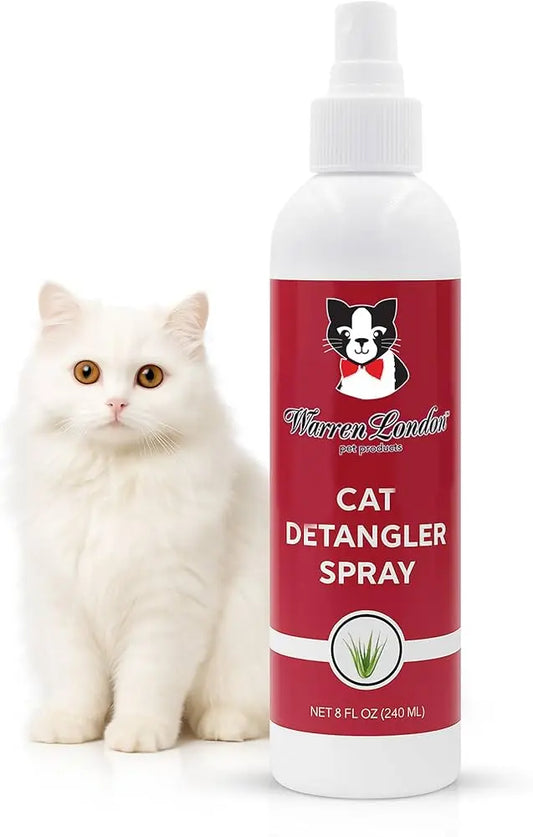 Warren London Fragrance-Free Cat Detangler Spray – Leave-In Conditioner 8oz