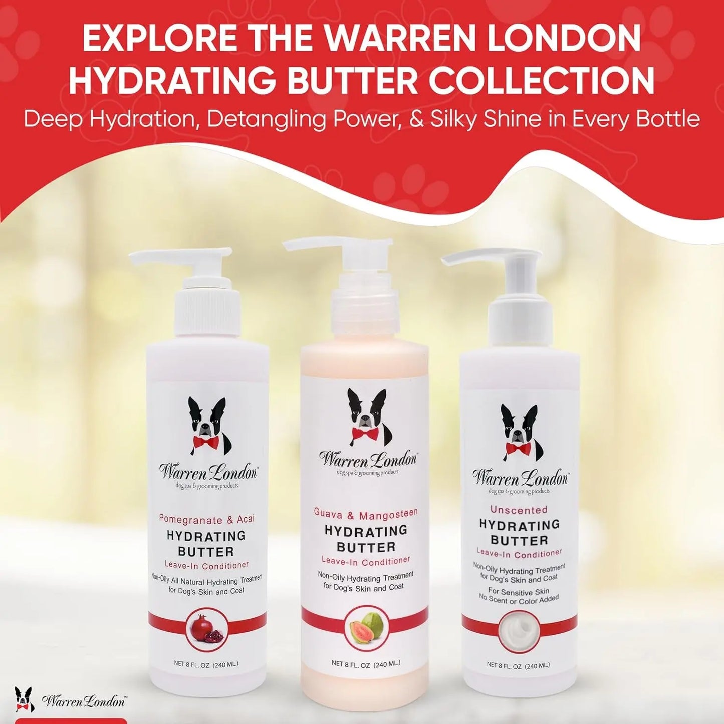 Warren London Hydrating Butter Leave-In Dog Conditioner