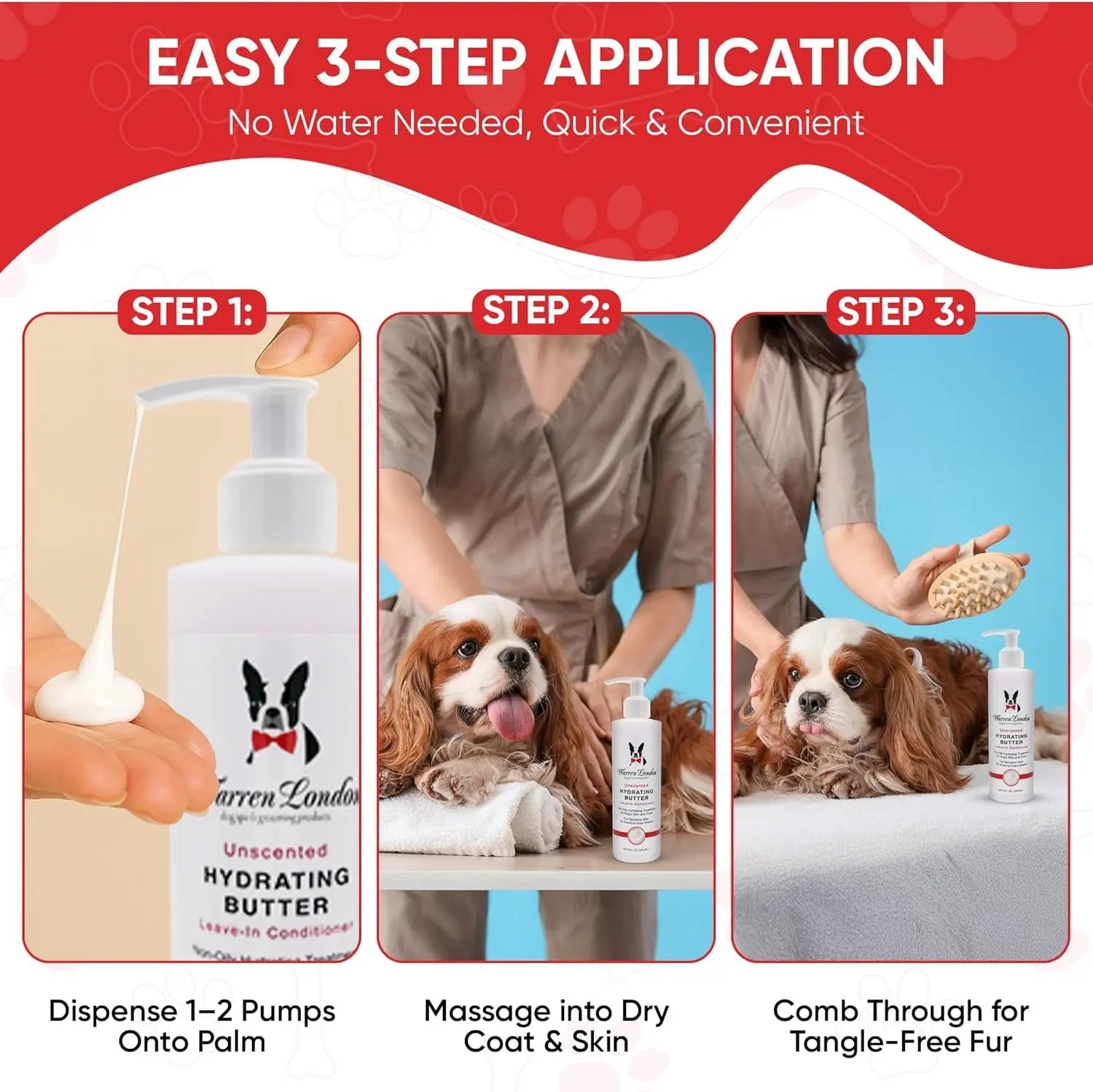 Warren London Hydrating Butter Leave-In Dog Conditioner