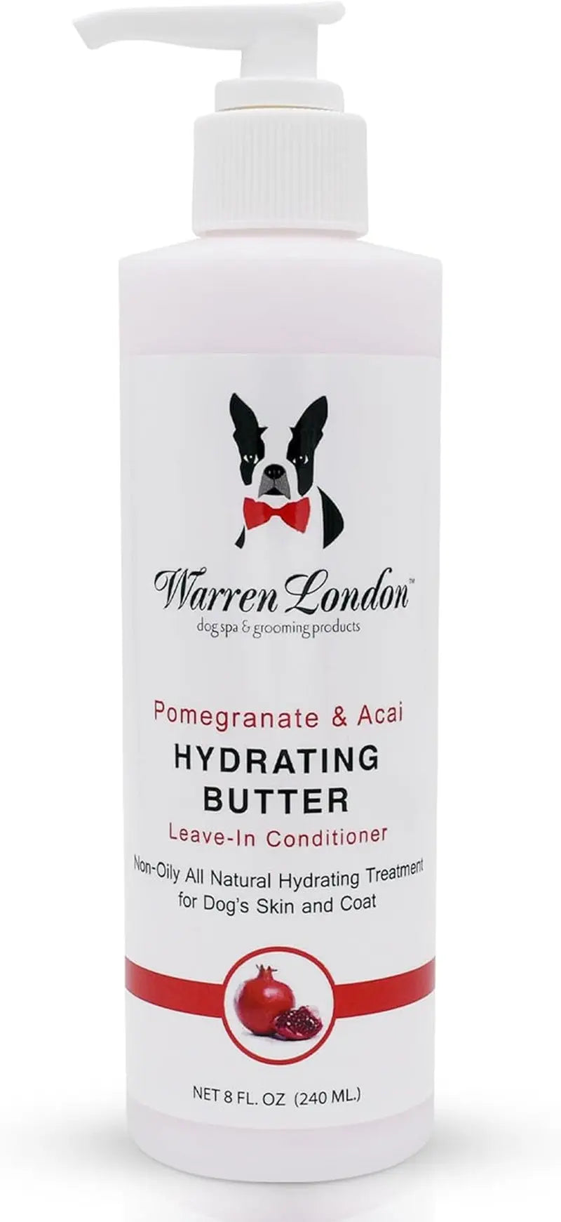 Warren London Hydrating Butter Leave-In Dog Conditioner Pomegranate - 8oz