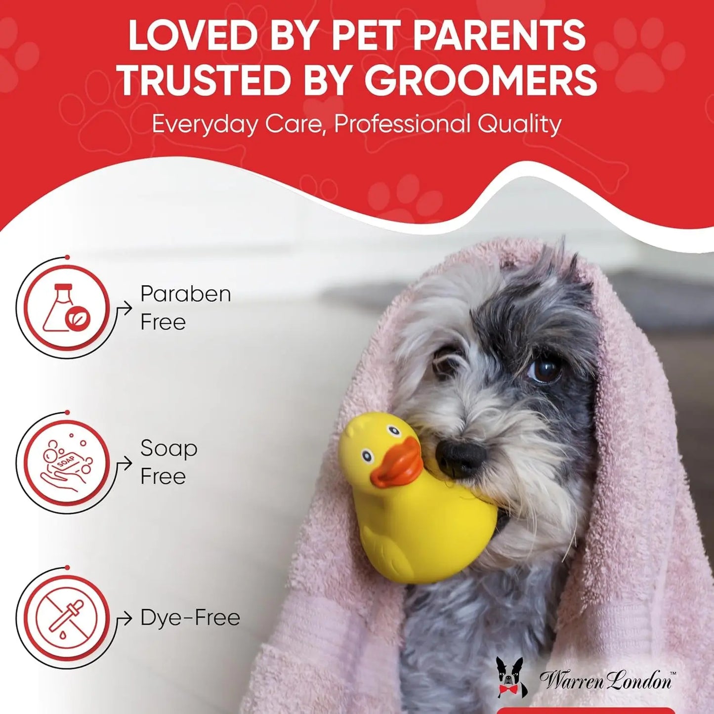 Warren London Puppy Gift Box – Complete Puppy Grooming & Care Set for New Owners