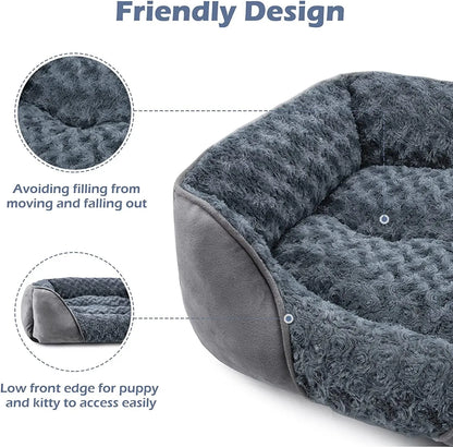 Washable Orthopedic Dog Bed – Soft Calming Pet Sofa for Small to Large Dogs