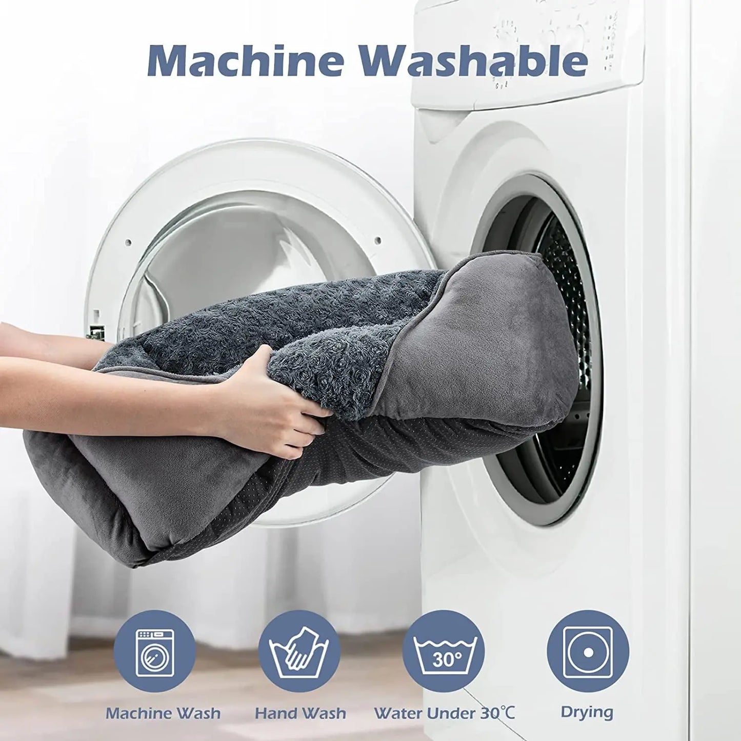 Washable Orthopedic Dog Bed – Soft Calming Pet Sofa for Small to Large Dogs