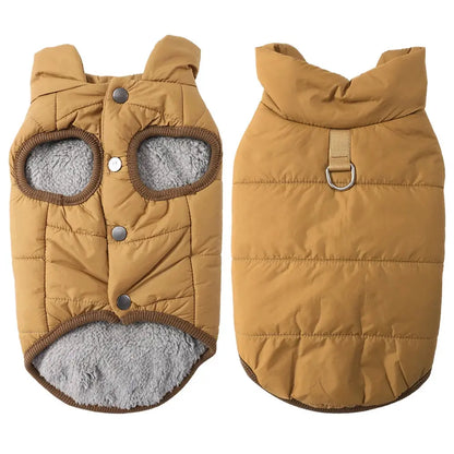 Waterproof Winter Dog Coat – Fleece Jacket Vest for Small Dogs & Cats XS–XL