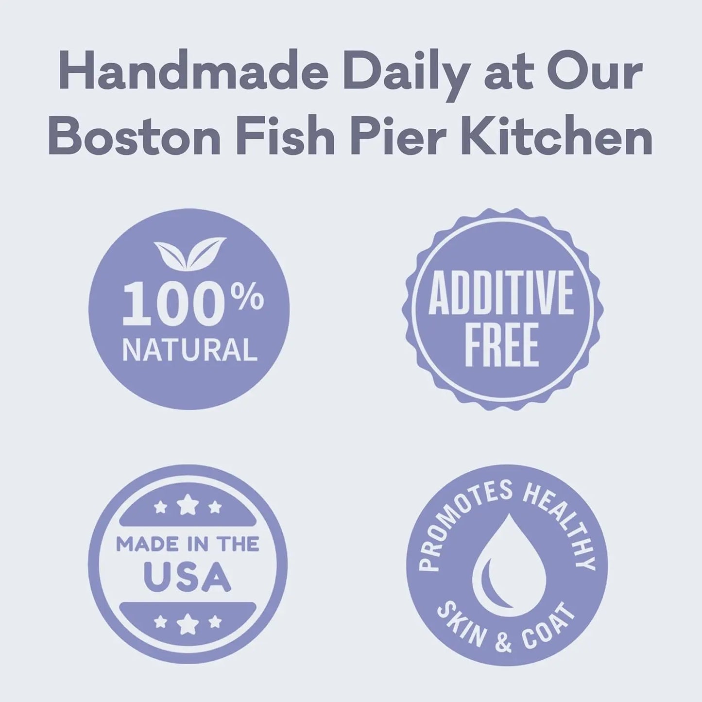 Wild Caught Cod Skins Dog Treats 4.7oz Single Ingredient USA Made