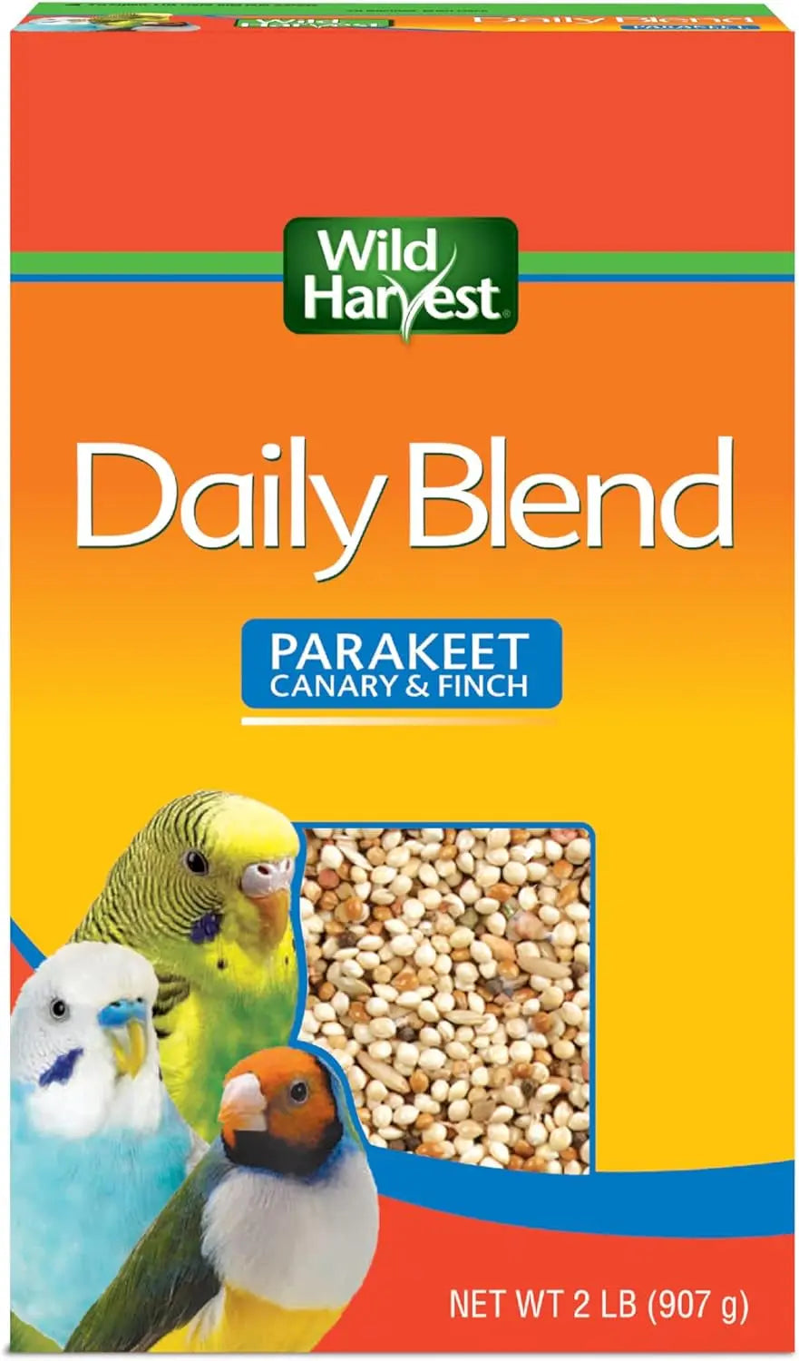 Wild Harvest Daily Blend Bird Food for Parakeet, Canary & Finch