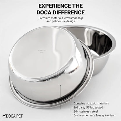 Wire & Dine Elevated Dog Bowl Stand | Stainless Steel Feeder